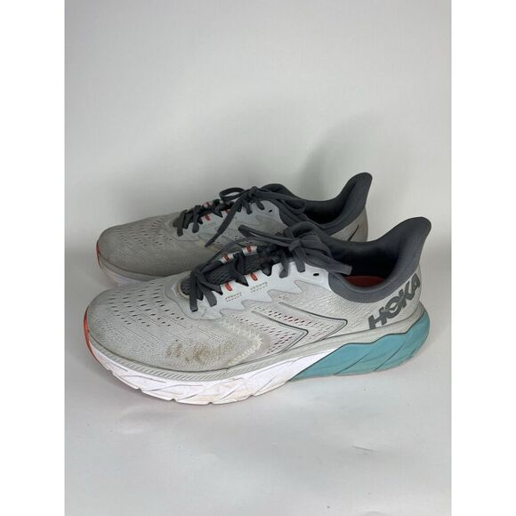 Hoka One One Arahi 5 Shoes Sneakers Men Size 10.5D Gray Synthetic - Picture 3 of 15